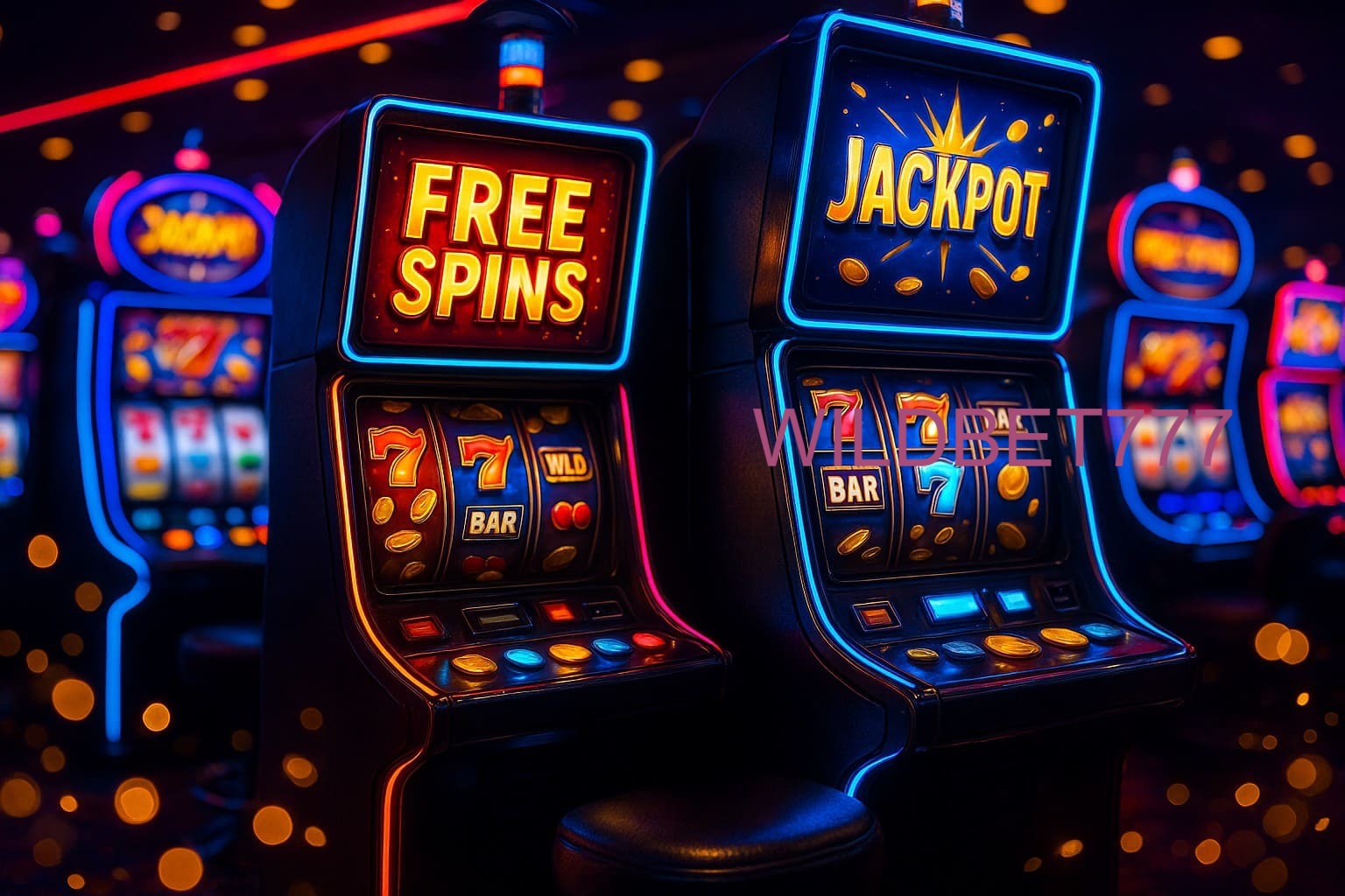 Diversos jogos de caça-níqueis